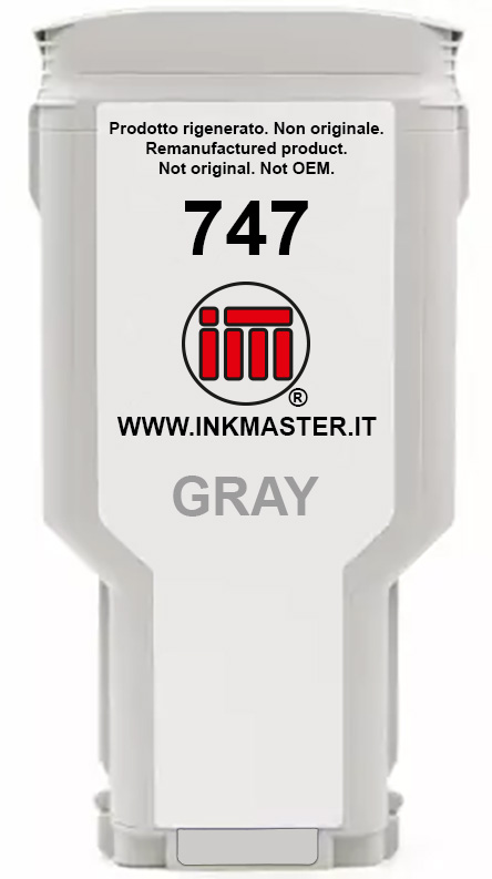 Cartuccia rigenerata HP P2V86A HP747 GRAY per HP Z9