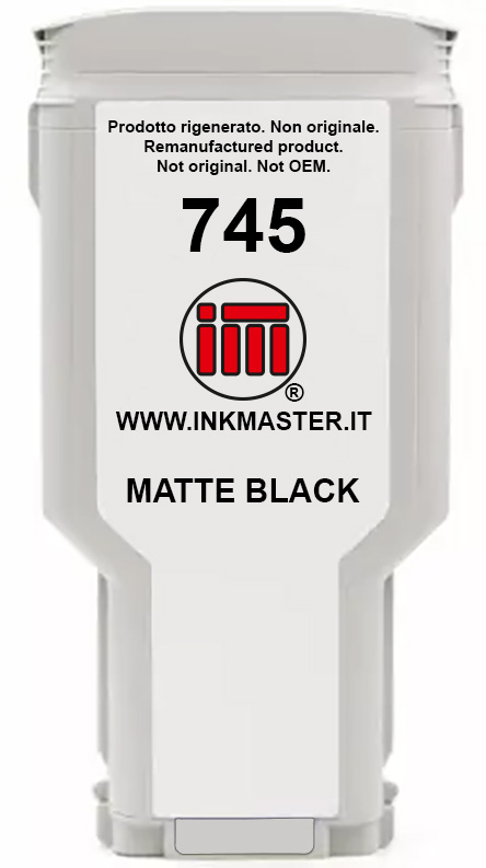 Cartuccia rigenerata HP F9K05A HP745 MATTE BLACK per HP Z2600 HP Z5600