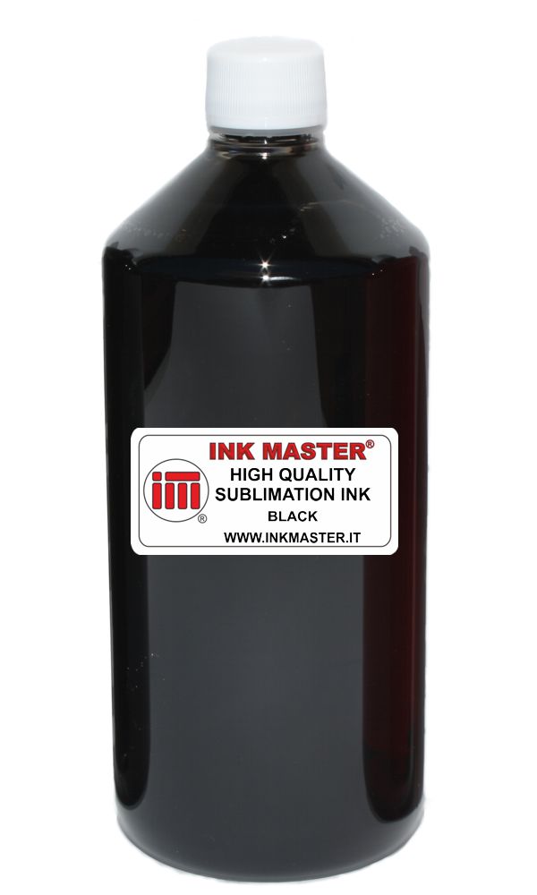 Bottiglia di inchiostro compatibile SUBLIMAZIONE sublimax BLACK per Epson, Roland, Mimaki, Mutoh