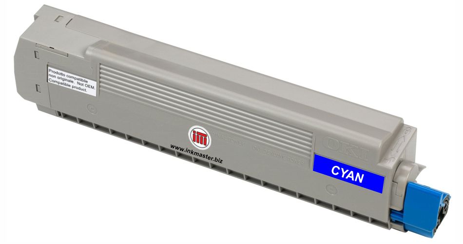 Toner compatibile OKI 44643003 CYAN  per OKI C801 C801n C801dn C821 C821n C821dn