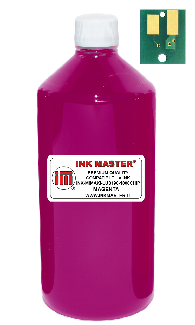 Bottiglia di inchiostro compatibile MIMAKI LUS-190 LUS17-M-BA MAGENTA per MIMAKI UJV100