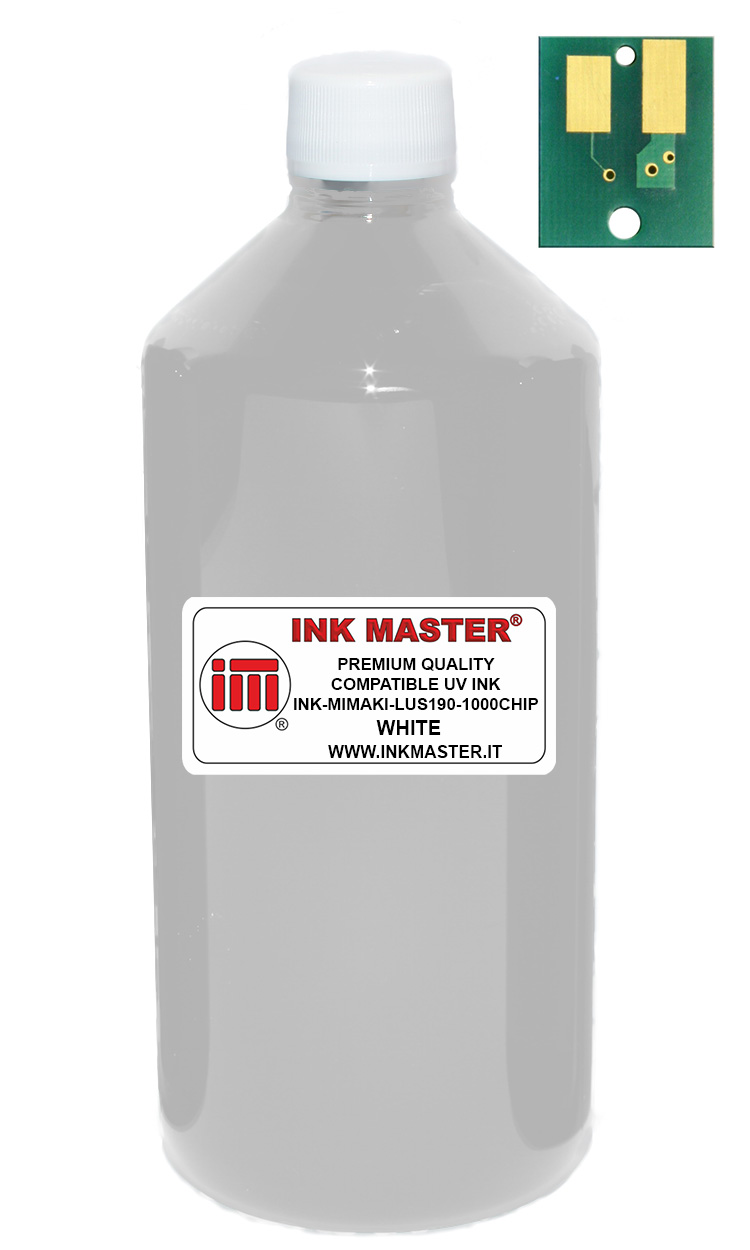 Bottiglia di inchiostro compatibile MIMAKI LUS-190 LUS17-W-BA WHITE per MIMAKI UJV100