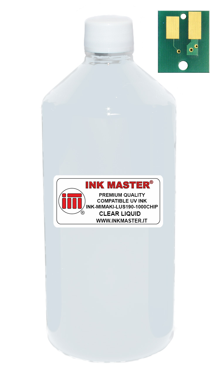 Bottiglia di inchiostro compatibile MIMAKI LUS-190 LUS17-CL-BA CLEAR per MIMAKI UJV100