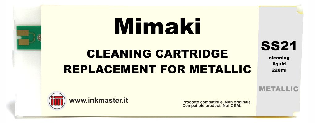 Cartuccia rigenerata MIMAKI SS21 CLEANING METAL per MIMAKI SOLVENT