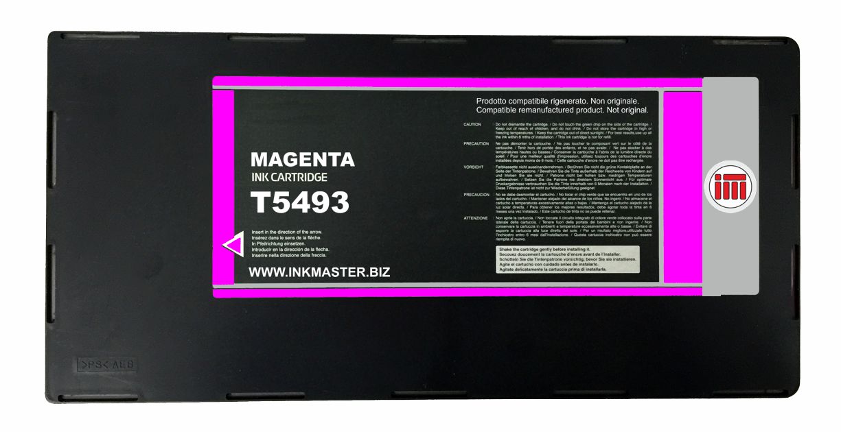 Cartuccia rigenerata EPSON T5493 MAGENTA per Epson Stylus Pro 10600
