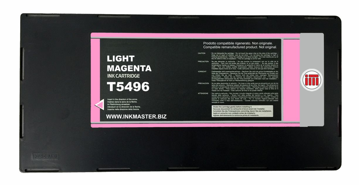 Cartuccia rigenerata EPSON T5496 LIGHT MAGENTA per Epson Stylus Pro 10600