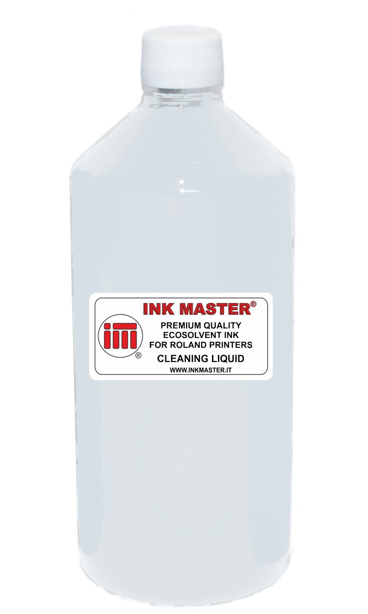 Bottiglia di liquido di pulizia ROLAND ECO-SOL MAX 1 2 3 CLEANING per ROLAND PRINTERS WITH DX5 DX6 DX7 TFP PRINTHEADS 