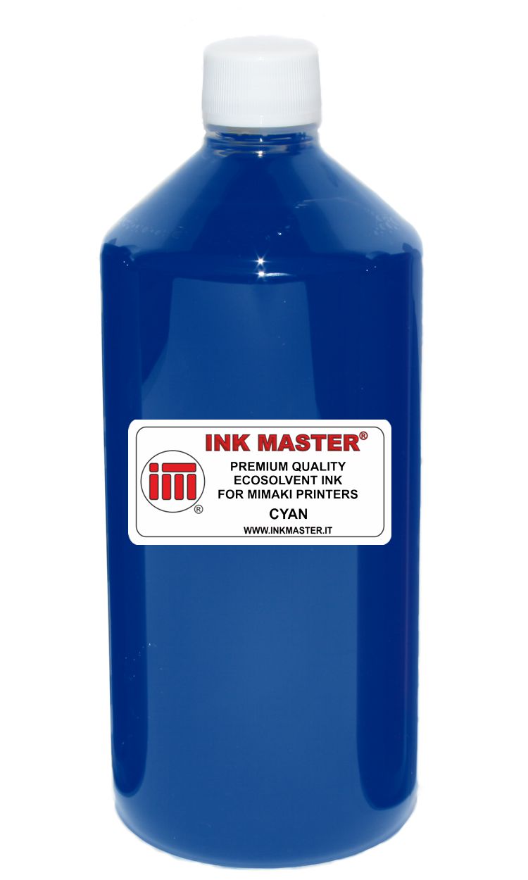 Bottiglia di inchiostro compatibile MIMAKI SS2 SS21 ES3 CYAN per MIMAKI PRINTERS WITH DX5 DX6 DX7 TFP PRINTHEADS 