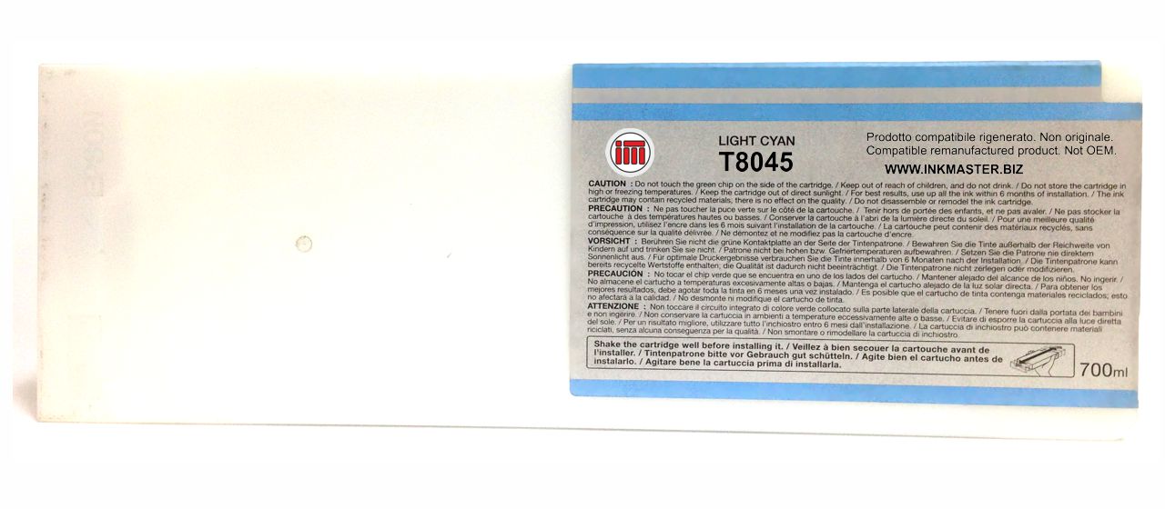 Cartuccia rigenerata EPSON T8045 LIGHT CYAN per Epson SC P6000 P7000 P8000 P9000 P7000V P9000V