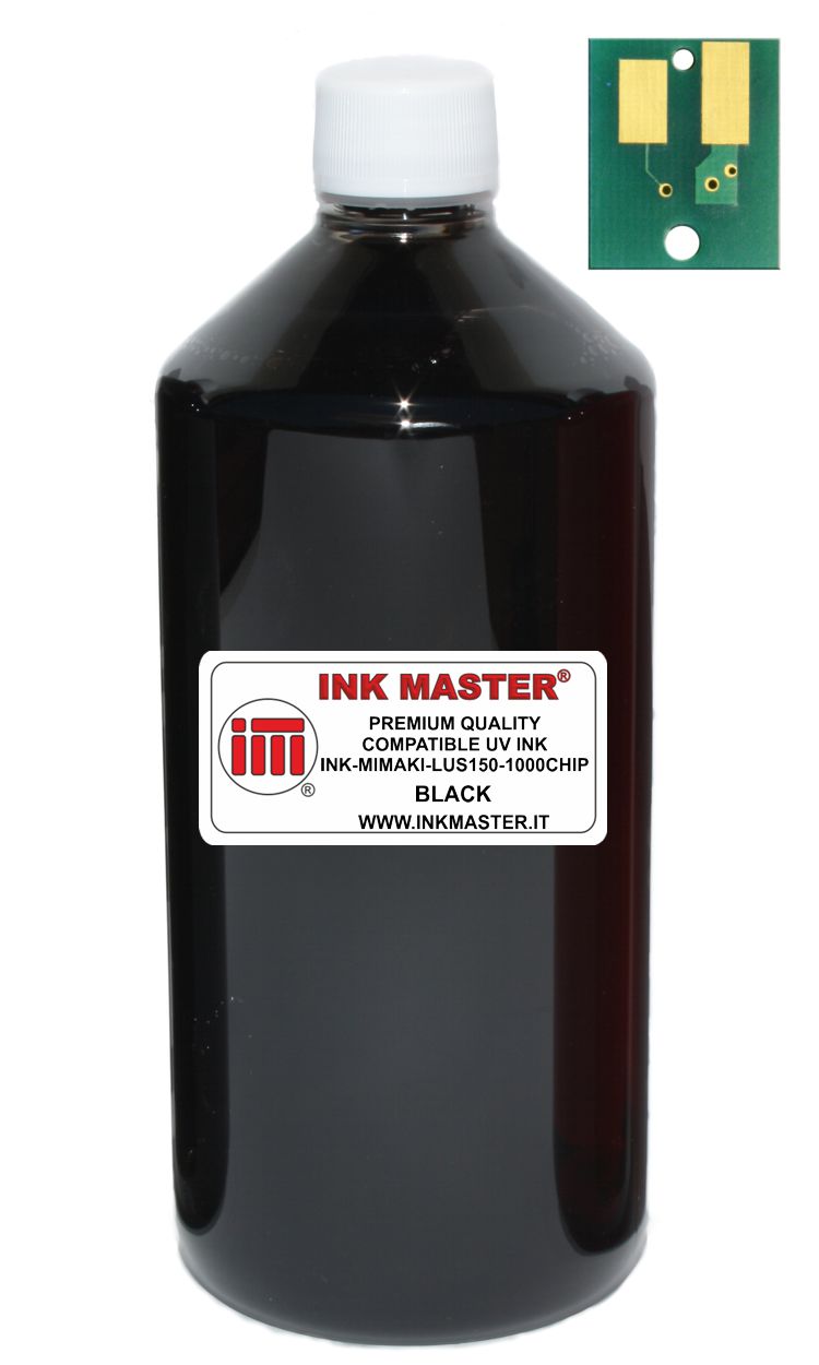 Bottiglia di inchiostro compatibile MIMAKI LUS-150 LUS15-K-BA BLACK per MIMAKI JFX200 JFX500 UJF-3042 UJF-6042 UJV500