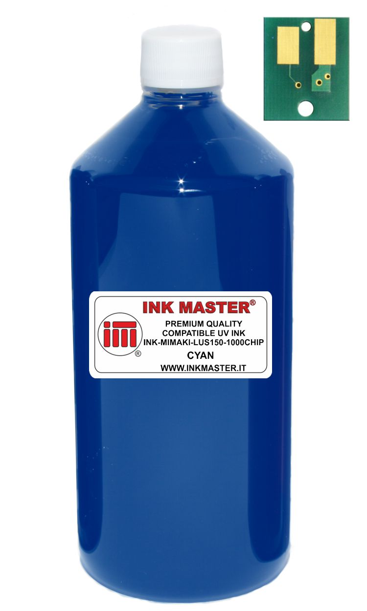Bottiglia di inchiostro compatibile MIMAKI LUS-150 LUS15-C-BA CYAN per MIMAKI JFX200 JFX500 UJF-3042 UJF-6042 UJV500