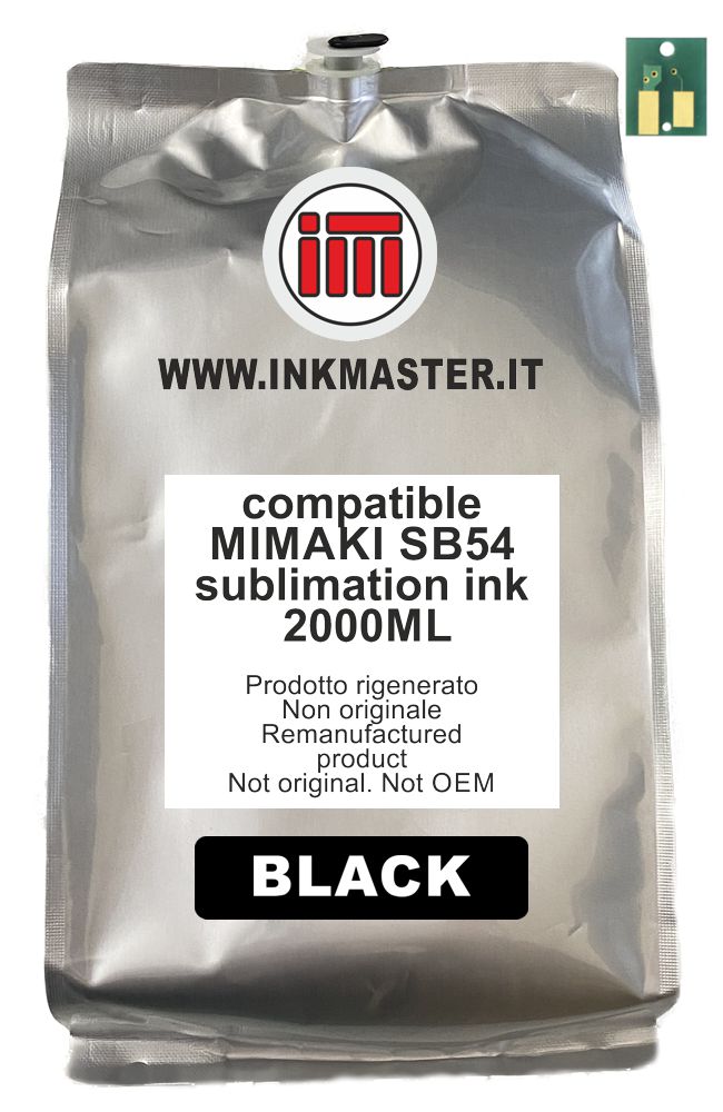 Cartuccia rigenerata MIMAKI SB54-KT-2L BLACK per MIMAKI CJV150 CJV300 JV150 JV300 JV34 JV5 TS30
