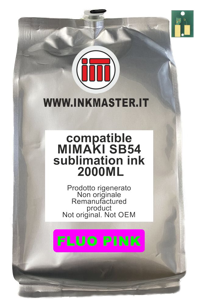 Cartuccia rigenerata MIMAKI SB54-FPT-2L FLUO PINK per MIMAKI CJV150 CJV300 JV150 JV300 JV34 JV5 TS30