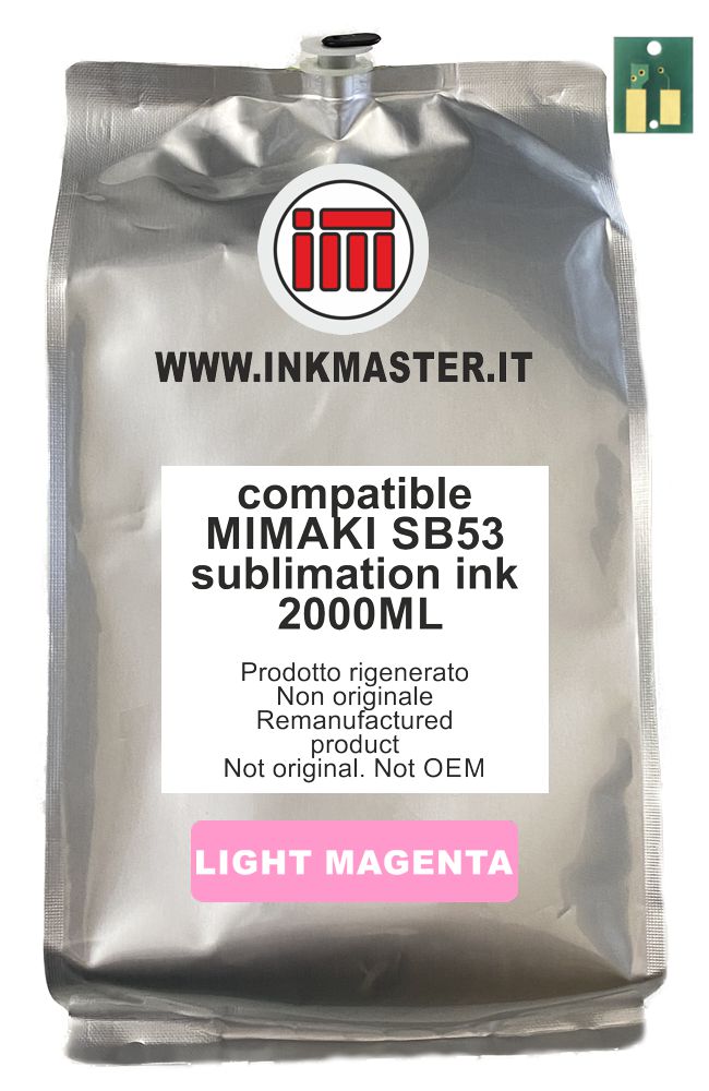 Cartuccia rigenerata MIMAKI SB53-LMT-2L LIGHT MAGENTA per MIMAKI CJV150 CJV300 JV150 JV300 JV5 TS34